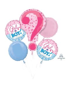 Gender Reveal Girl or Boy? Balloon Bouquet (3253501AM)