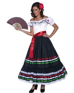 Authentic Western Senorita Adult Costume (SM34449)