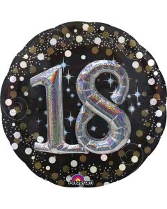 18th Birthday Sparkling Celebration Multi Balloon - 91cm Foil Balloon (3451101AM)