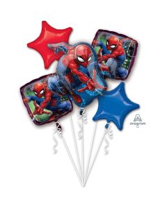 Spiderman Balloon Bouquet (3466701AM)