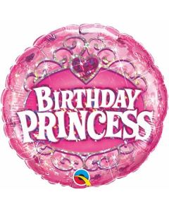 Birthday Princess Holograph - 18 Inch Foil Balloon (34805Q)