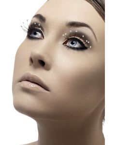 Droplet Black with Diamante Tip Eyelashes (SM34998)