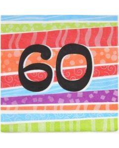 60 Printed Napkins (Pack of 25) (360016A)