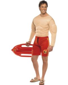 Baywatch Men's Muscle Chest Lifeguard - Adult Costume (SM36584)