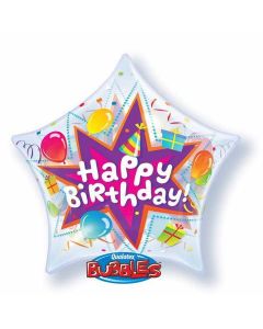 Happy Birthday Party Blast - 22 Inch Bubble Balloon (36765Q)