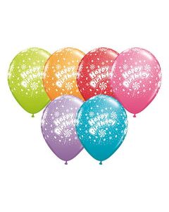 Happy Birthday Candy - 28cm (11 Inch) Latex Balloon (37072Q)