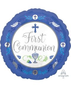 Communion Day Boy - 18 Inch Foil Balloon (3737101AM)