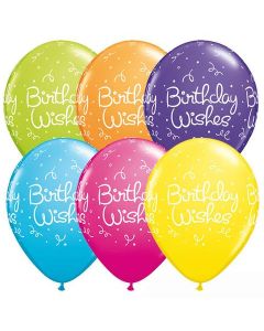 Birthday Wishes Dots - 28cm (11 Inch) Latex Balloon (37515Q)
