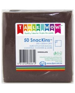 Snackins - Chocolate - 200 x 200 mm 2 Ply (380061A)