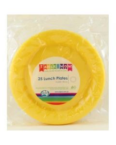 Lunch Plate - Yellow - 180mm Pack 25 (381125A)