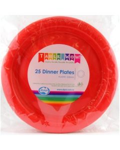 Dinner Plate - Red - 230mm Pack 25 (382116A)