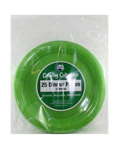 Dinner Plate - Lime Green - 230mm Pack 25 (382122A)