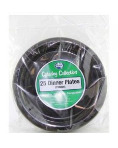 Dinner Plate - Black - 230mm Pack 25 (382158A)