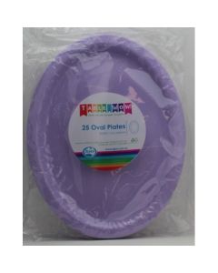 Oval Plate - Lavender (Pack of 25) 315 x 245mm (383113A)