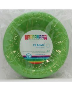 Bowl - Lime Green - 180mm Pack 25 (384122A)