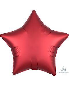 Sangria Satin Star - 18 Inch Foil Balloon (3858501AM)