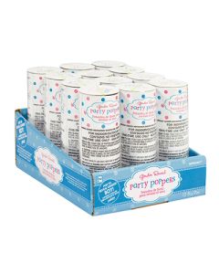 Gender Reveal Girl or Boy? -  Boy Confetti Poppers(Pack of 12) (396795AM)