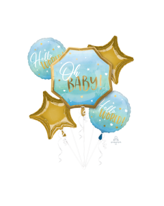 Blue Baby Boy Oh Baby Balloon Bouquet (3973201AM)