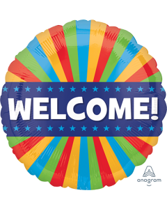 Welcome Blitz 45cm Foil Balloon (3994201AM)