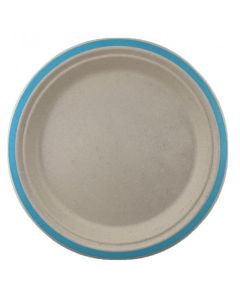 Sugar Cane Lunch Plate 180mm - Lt Blue (400114A)