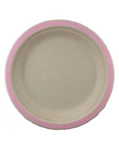 Sugar Cane Dinner Plate 230mm - Lt Pink (400213A)
