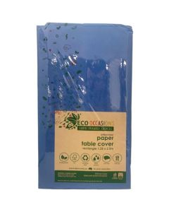 Tablecover Royal Blue -  PAPER Rectangle 250cm x 125cm - Pack 1 (401316A)