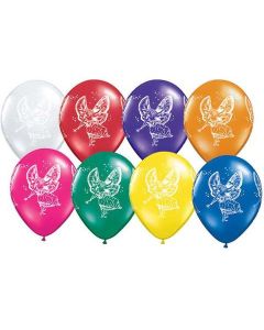 Fairies - Hot Rose & Lilac - 28cm (11 Inch) Latex Balloon (40397Q)