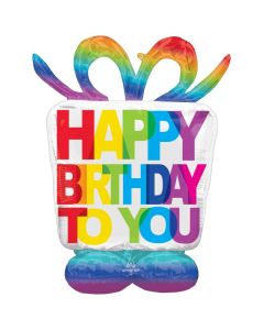 Birthday Present Happy Birthday To You  - AirLoonz Foil Balloon (4282911AM)
