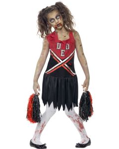 Zombie Cheerleader - Red - Child Costume (SM43023)