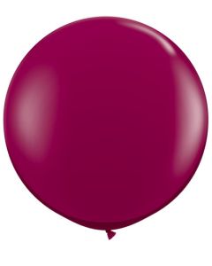 Burgundy JT - 3 Foot (3ft) Latex Balloon (43367Q)