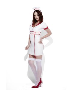 Nurse Wet Look Adult Costume (SM43499)