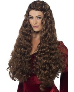 Brown Princess Medieval Wig (SM43661)