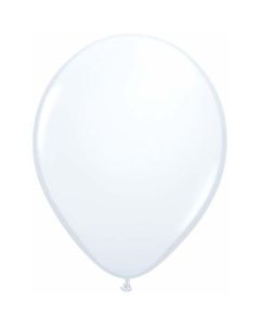 White Standard 28cm (11 Inch) Latex Balloon (43802Q)