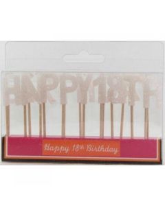 Happy 18th Birthday Pearl - Candle Set (441502A)