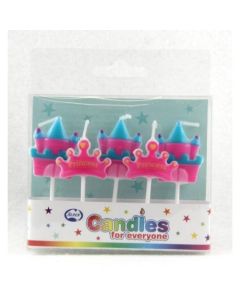 Princess Crown & Castle - Candle Set (442523A)