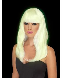 Glam Party Wig - Glow In The Dark (GID) Long (SM45600)