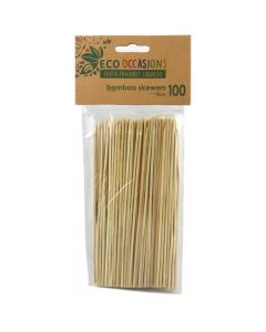 Bamboo Skewers 15cm x 2.5mm (Pack of 100) (460570A)