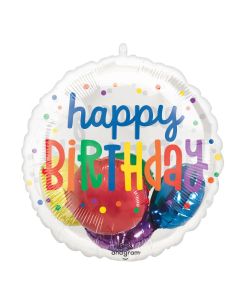 Rainbow Happy Birthday - Insider Balloon (4667101AM)