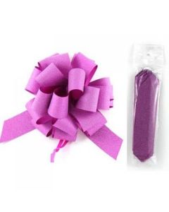 Pull Bow - Diamond Fuchsia - 12cm (5 Inch) # 9 (467137A)
