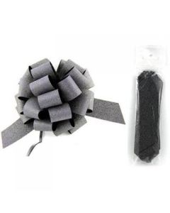 Pull Bow - Diamond Black - 12cm (5 Inch) # 9 (467139A)