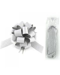 Pull Bow - Diamond Silver - 12cm (5 Inch) # 9 (467143A)