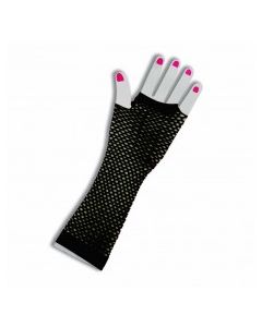Fishnet - Long Black - Finger Less Gloves (DPI1261_1)