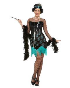1920's Peacock Flapper Adult Costume (SM47780)