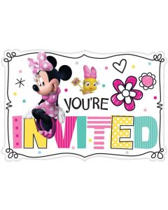 Disney Minnie Mouse Happy Helpers Postcard Invitations (491868AM)