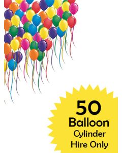 50 Balloon DIY Gas Cylinder Hire