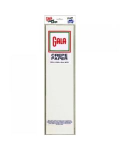 White - Gala Crepe Paper (501011A)