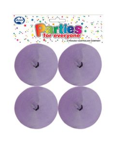 Lilac Crepe Streamers (Pack of 4) - 35mm wide x 13m long x 4 qty (510021A)