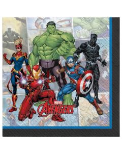 Marvel Avengers Powers Unite Lunch Napkins (Pack of 16) (512478AM)