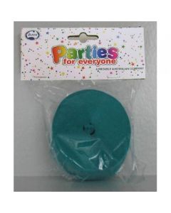 Teal Crepe Streamer - 45mm Wide x 30m Long - Pack 1 (530046A)