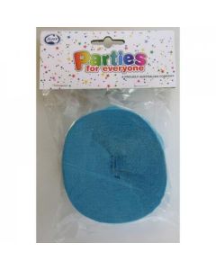 Azure Blue Crepe Streamer - 45mm Wide x 30m Long - Pack 1 (5300515A)